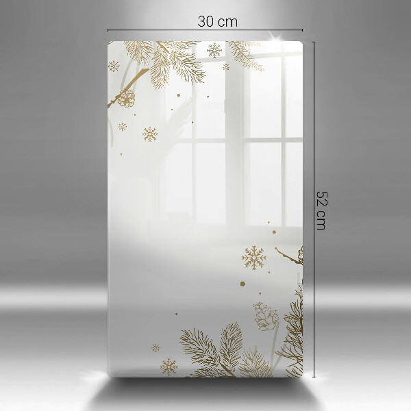 Glasskärbräda Vinterdekorationer