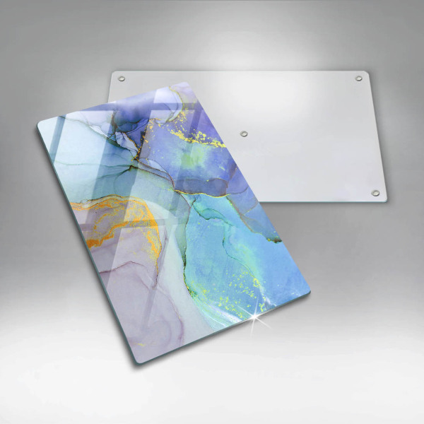 Glasskärbräda Sprucket stenguld