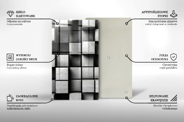 Glasskärbräda 3D Geometri Bakgrund