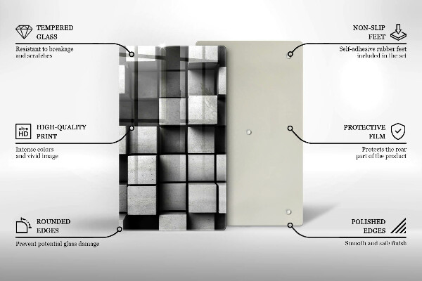 Glasskärbräda 3D Geometri Bakgrund