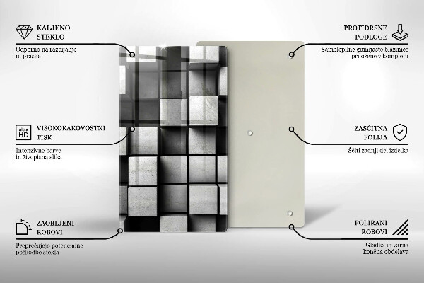 Glasskärbräda 3D Geometri Bakgrund