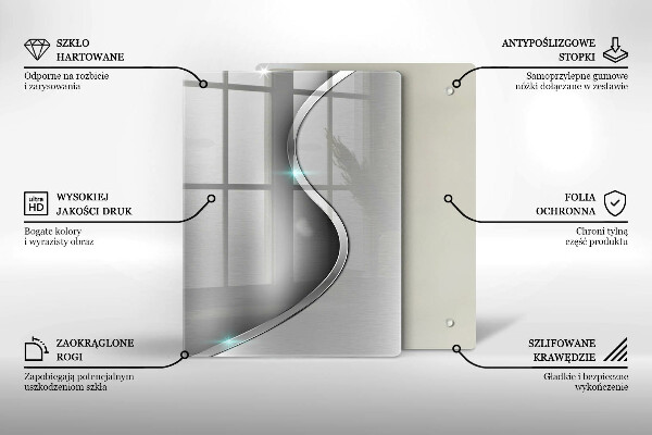 Glasskärbräda 3D Geometri Bakgrund