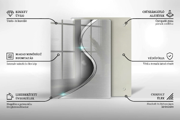 Glasskärbräda 3D Geometri Bakgrund