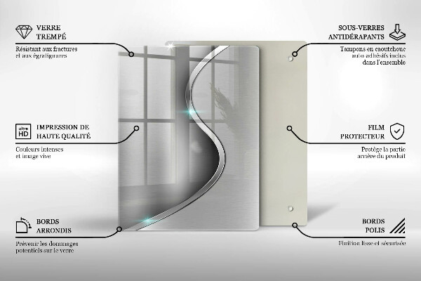 Glasskärbräda 3D Geometri Bakgrund