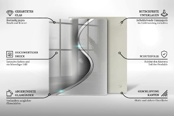 Glasskärbräda 3D Geometri Bakgrund