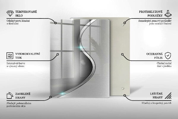 Glasskärbräda 3D Geometri Bakgrund