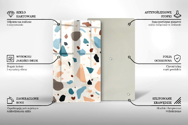 Glasskärbräda Dekorativt stengods