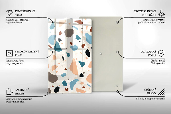 Glasskärbräda Dekorativt stengods