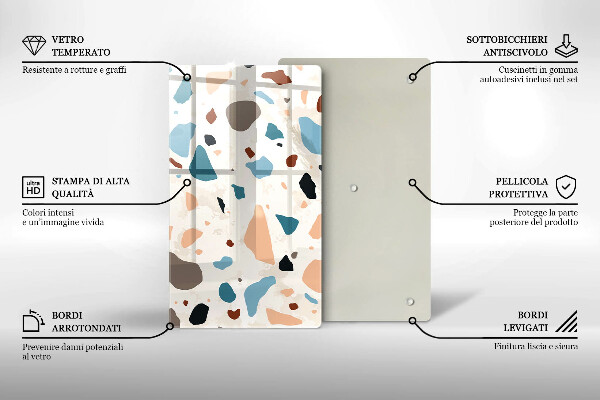 Glasskärbräda Dekorativt stengods