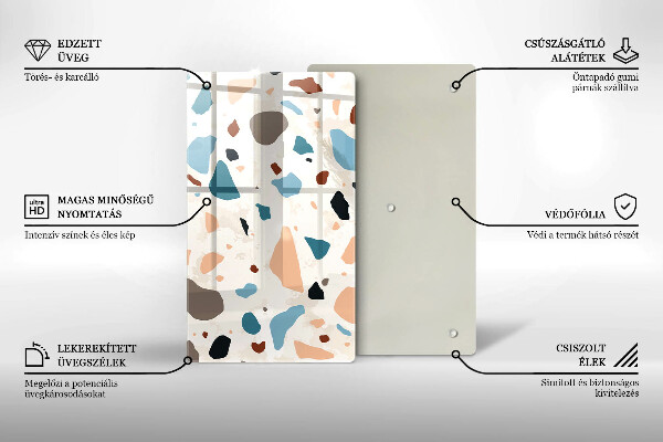 Glasskärbräda Dekorativt stengods