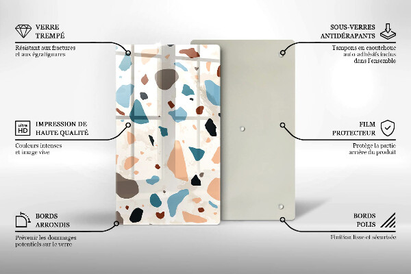 Glasskärbräda Dekorativt stengods