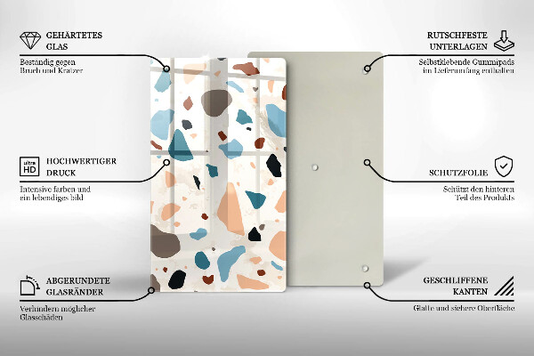 Glasskärbräda Dekorativt stengods