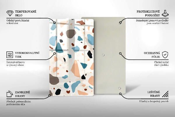 Glasskärbräda Dekorativt stengods