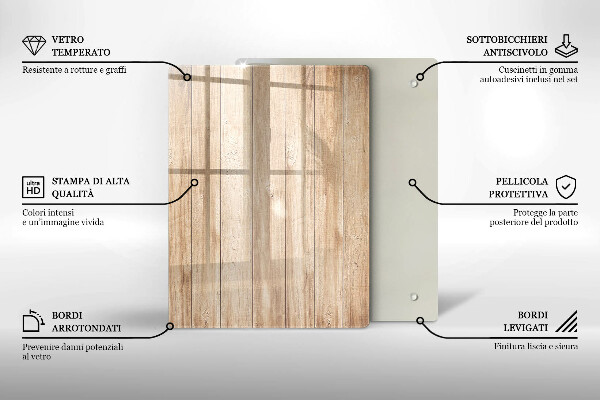 Glasskärbräda Dekorativt stengods