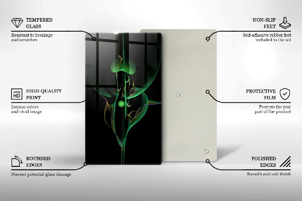 Glasskärbräda Modern abstraktion