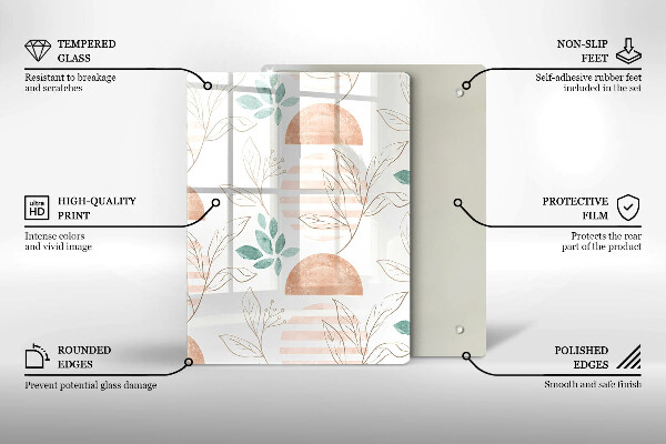 Glasskärbräda Modern abstraktion