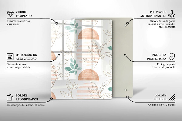 Glasskärbräda Modern abstraktion