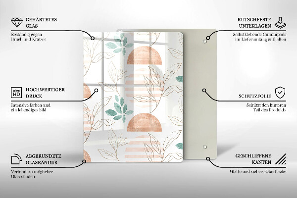 Glasskärbräda Modern abstraktion