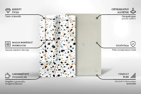 Glasskärbräda Dekorativt stengods