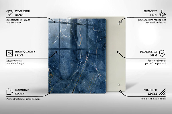 Glasskärbräda Dekorativt stengods