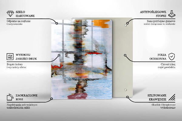 Glasskärbräda Bakgrund abstrakt färg