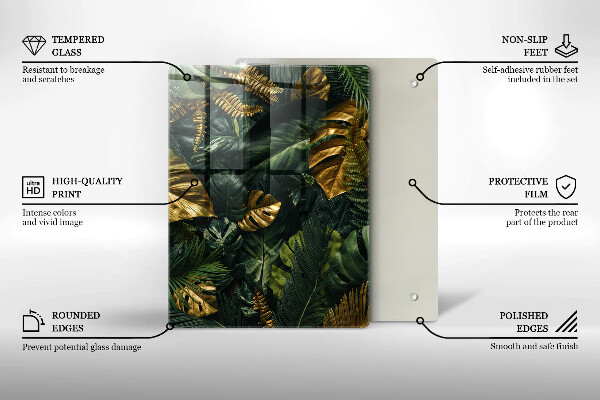 Glasskärbräda Vätskeabstraktion