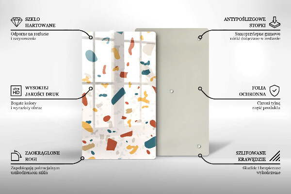 Glasskärbräda Dekorativt stengods