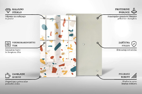 Glasskärbräda Dekorativt stengods