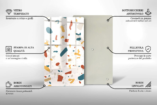 Glasskärbräda Dekorativt stengods