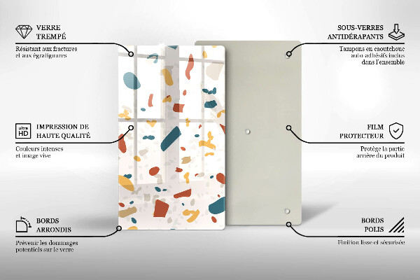 Glasskärbräda Dekorativt stengods