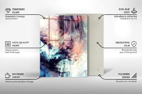 Glasskärbräda Dekorativt stengods