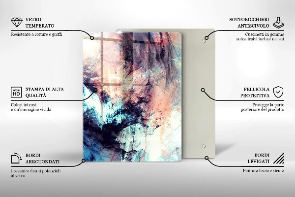 Glasskärbräda Dekorativt stengods
