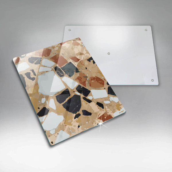 Glasskärbräda Dekorativ stenplatta