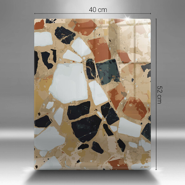 Glasskärbräda Dekorativ stenplatta