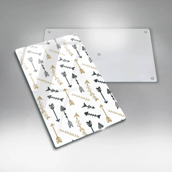 Glasskärbräda Boho pilmönster