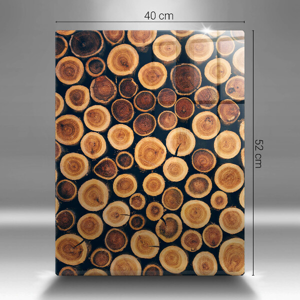 Glasskärbräda Trästubbar