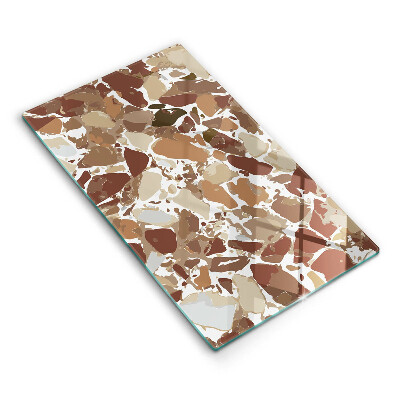 Glasskärbräda Sten dekorativa fläckar