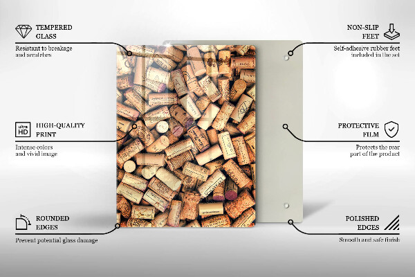 Glasskärbräda Kryddskedar