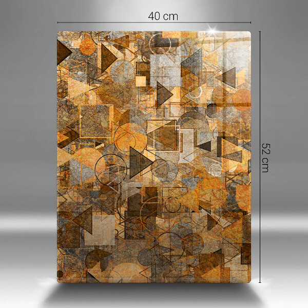 Glasskärbräda Geometriska former mönster