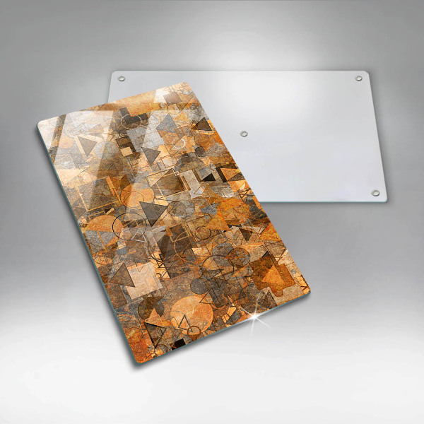 Glasskärbräda Geometriska former mönster