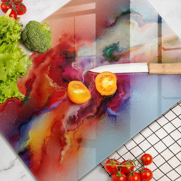 Glasskärbräda Rökig abstraktion