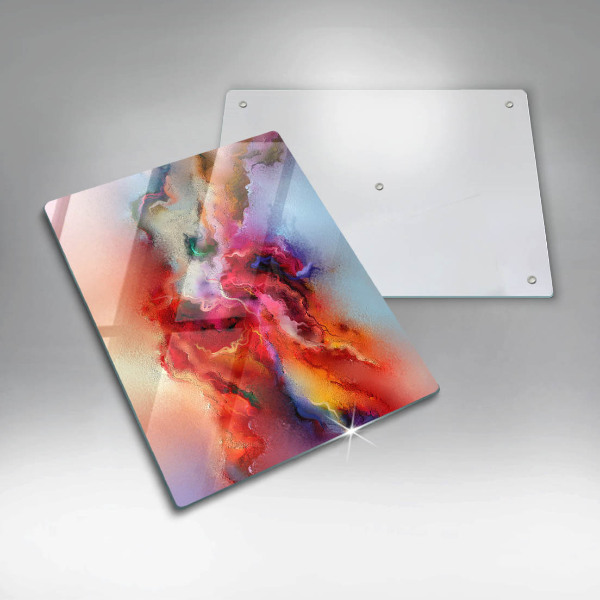 Glasskärbräda Rökig abstraktion