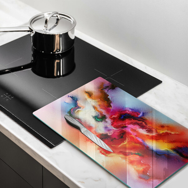 Glasskärbräda Rökig abstraktion