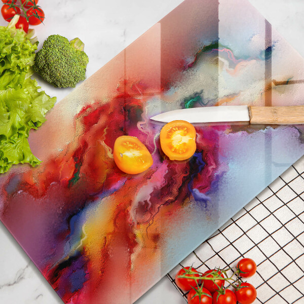 Glasskärbräda Rökig abstraktion