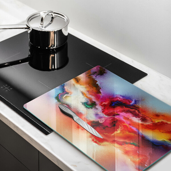 Glasskärbräda Rökig abstraktion