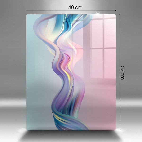 Glasskärbräda Pastell abstraktion