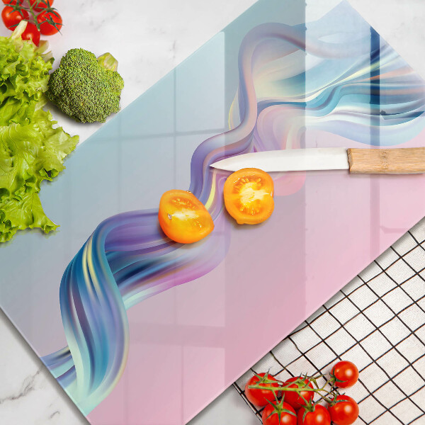 Glasskärbräda Pastell abstraktion