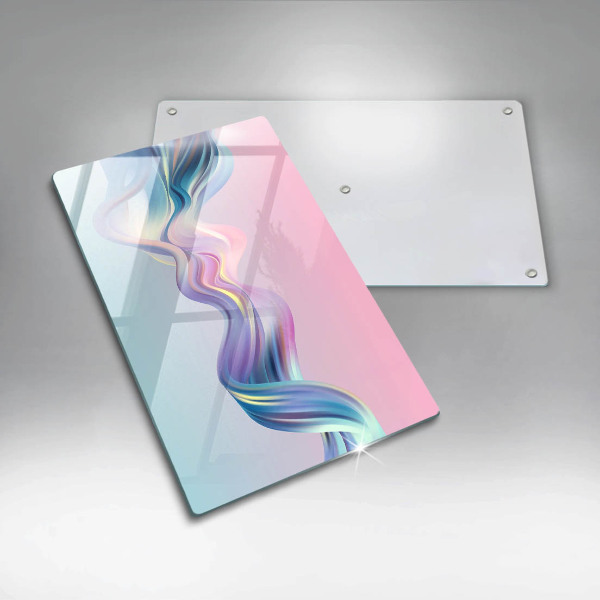 Glasskärbräda Pastell abstraktion