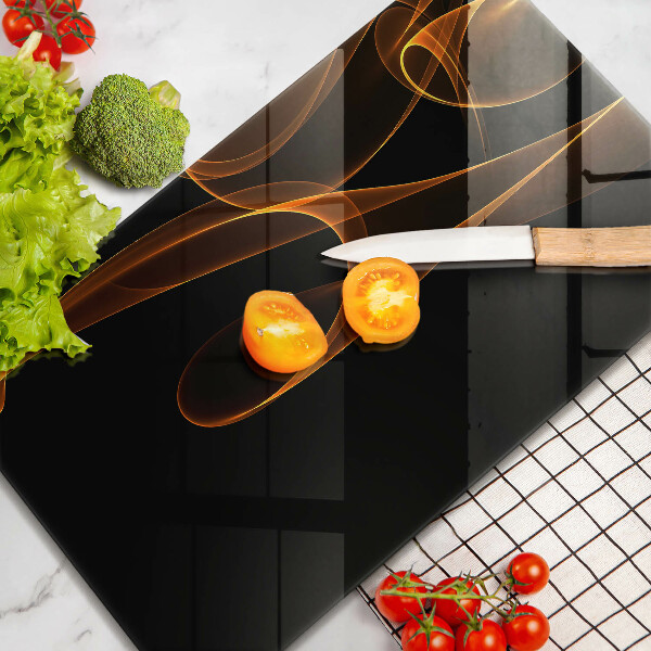 Glasskärbräda Abstrakta linjer