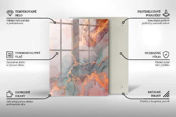 Glasskärbräda Dekorativ sten
